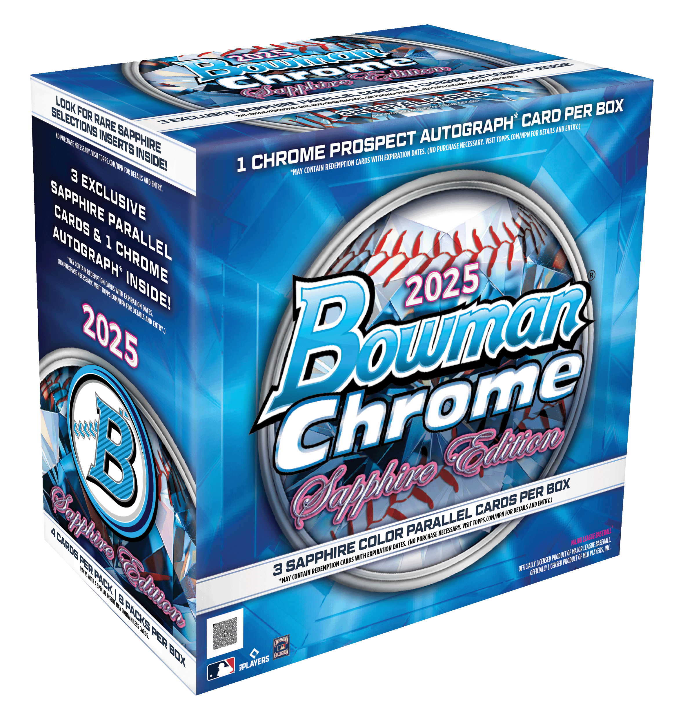2025 Bowman Chrome® Sapphire Baseball - Hobby Box
