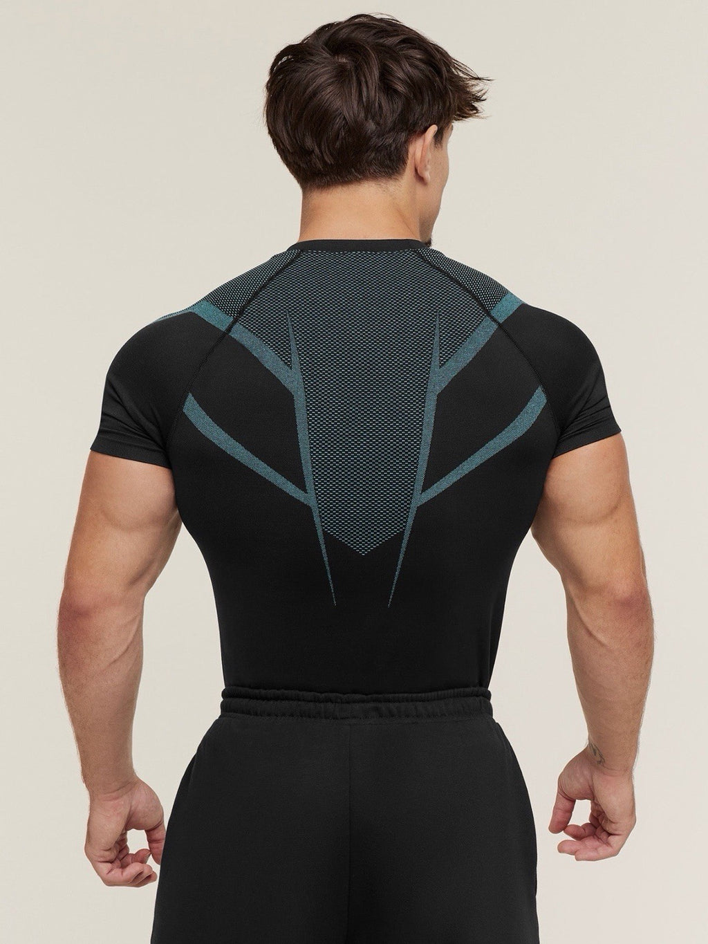 *SHIPS TODAY* Gymshark Onyx 5.0 v5 Seamless T-Shirt Black/Brand Blue SIZE LARGE