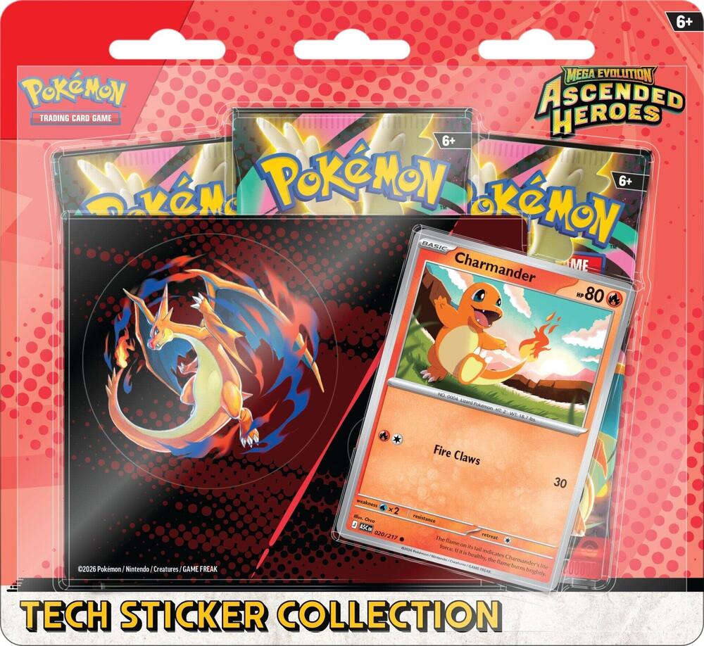 Mega Evolution: Ascended Heroes Tech Sticker Collection [RANDOM PROMO]
