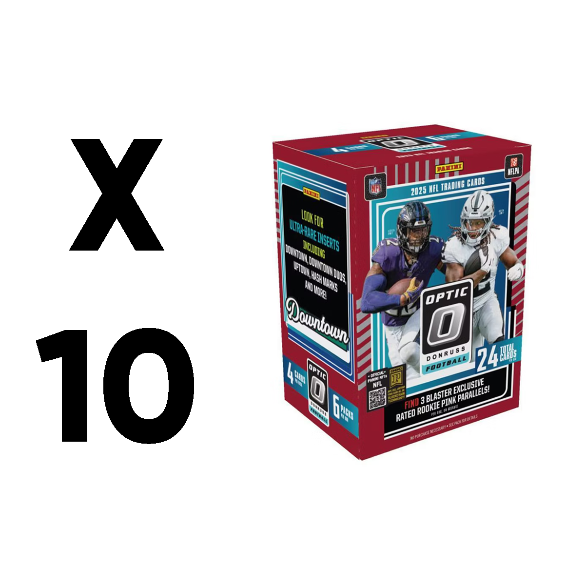 (10 BOX) Optic NFL Blaster PICK YOUR TEAM Break