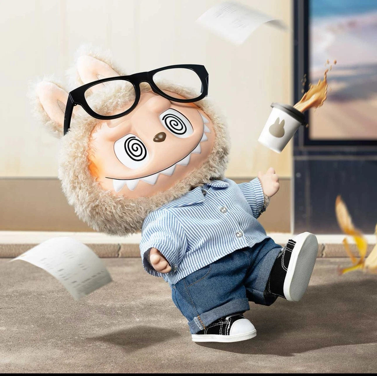 Pop Mart Labubu The Monsters Flip With Me Vinyl Plush Doll