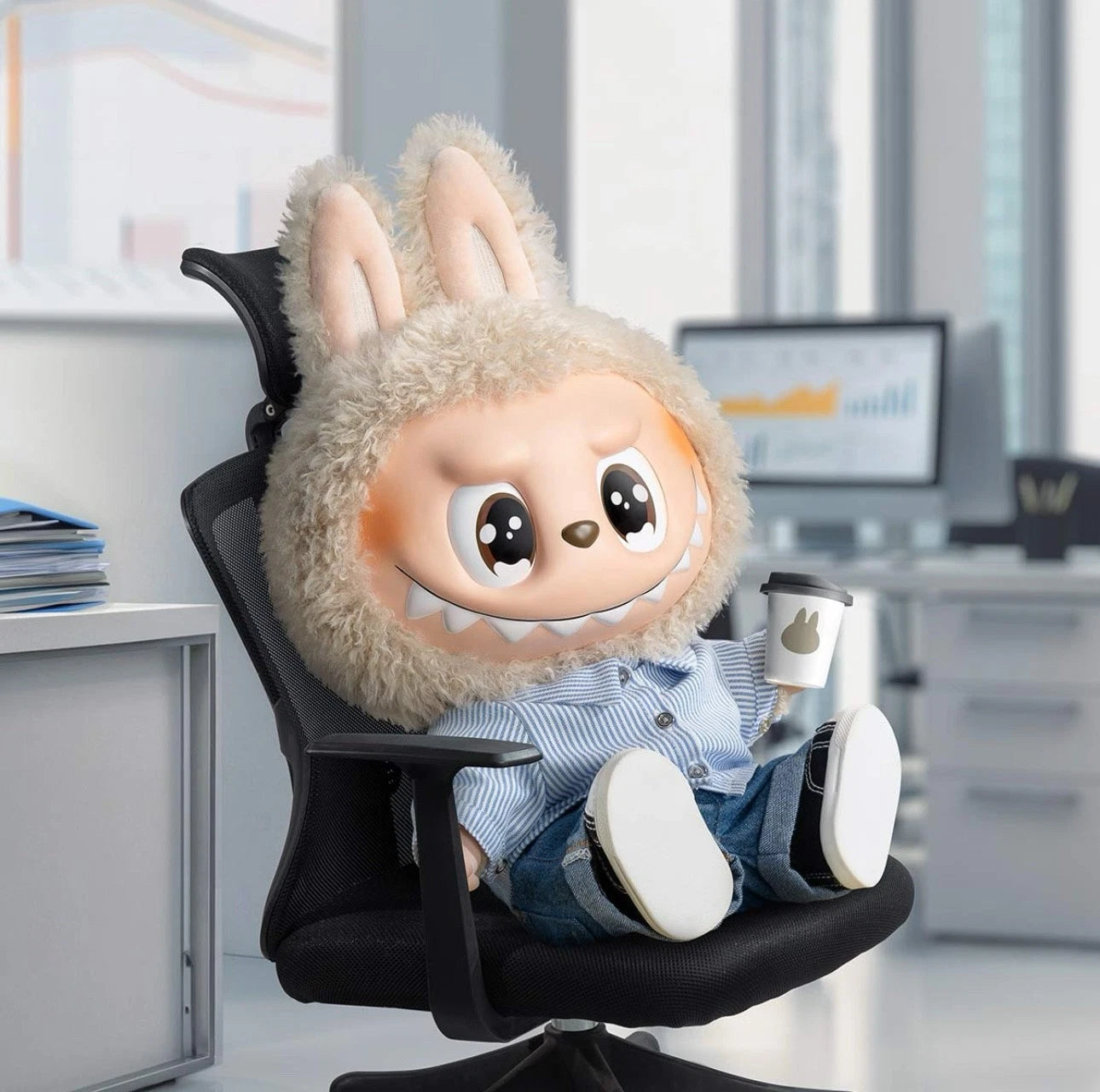 Pop Mart Labubu The Monsters Flip With Me Vinyl Plush Doll